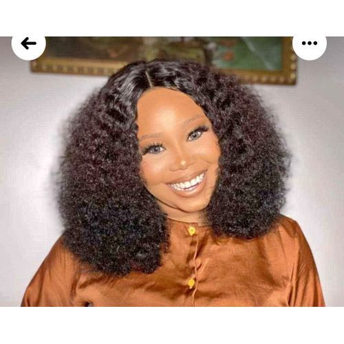 Affordable Pissy Curly Wig With Closure Natural Colour Item | Buy Affordable Pissy Curly Wig With Closure Natural Colour | SPOP Enterprise Global